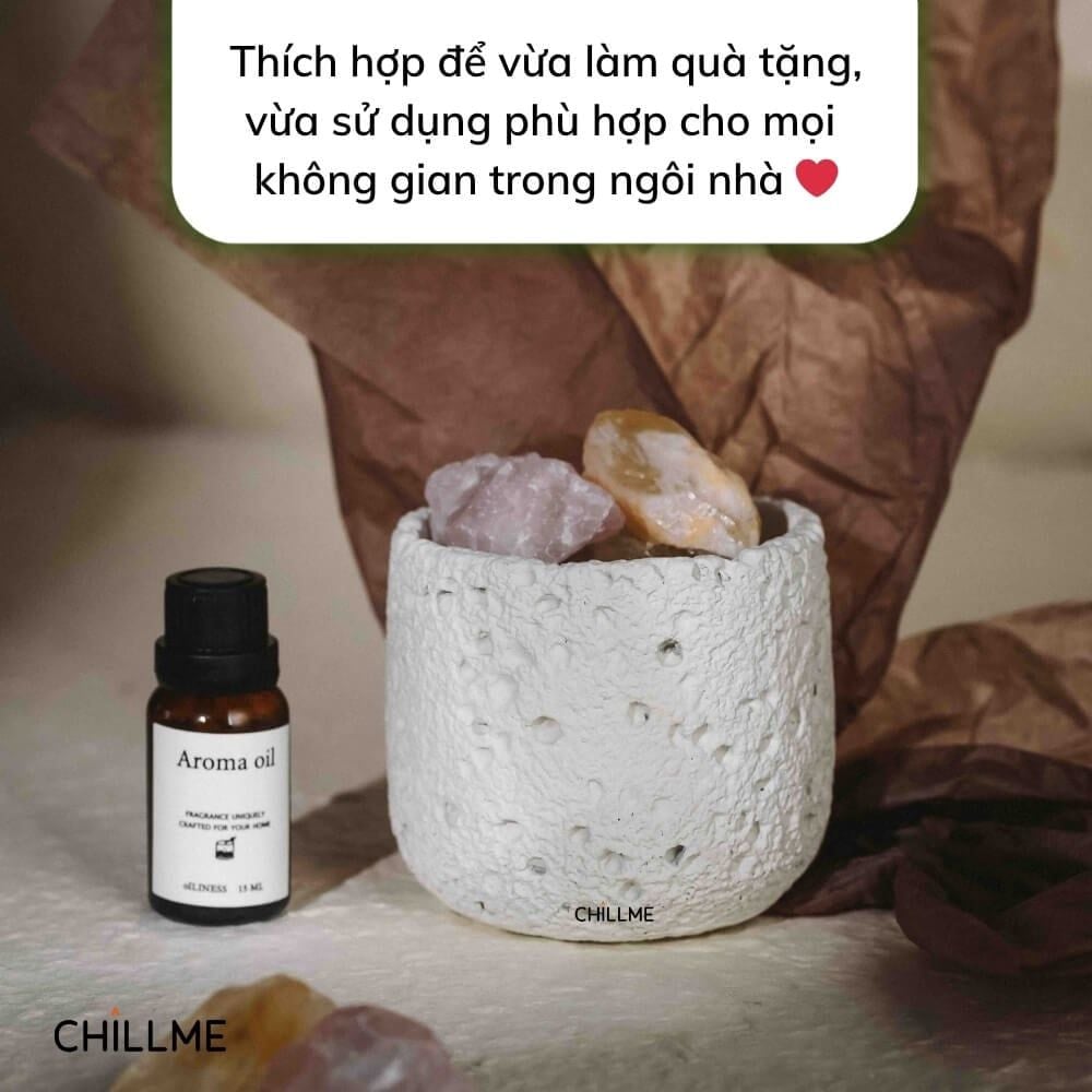  Set Đá Thơm Phòng Khuếch Tán Tinh Dầu MOONLIT CHILLME Quà Tặng Sinh Nhật Decor Khử Mùi Trang Trí 