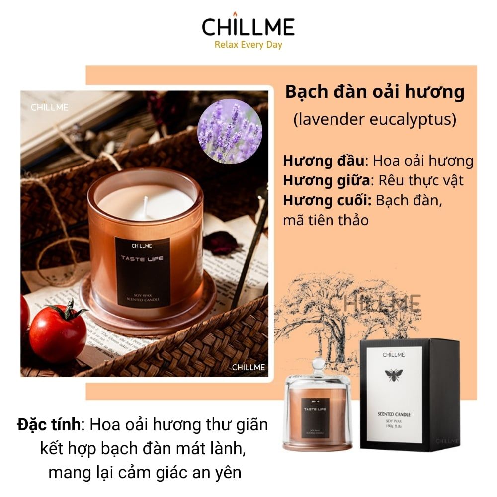  Nến Tastle Life - Lavender Eucalyptus 