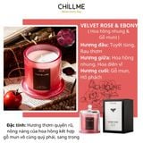  Nến thơm cao cấp sáp đậu nành chillme thiên nhiên khử mùi phòng trang trí sang trọng đẹp mắt TL 