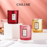  Nến thơm phòng mạ màu lấp lánh Chillme sáp đậu nành hương nước hoa 