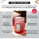  Nến thơm phòng mạ màu lấp lánh Chillme sáp đậu nành hương nước hoa 