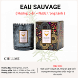  Nến thơm phòng mạ màu lấp lánh Chillme sáp đậu nành hương nước hoa 