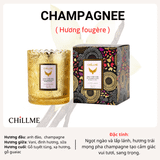  Nến thơm phòng mạ màu lấp lánh Chillme sáp đậu nành hương nước hoa 