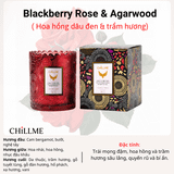  Nến thơm phòng mạ màu lấp lánh Chillme sáp đậu nành hương nước hoa 