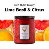  Nến Luxury Lime Basil & Citrus 
