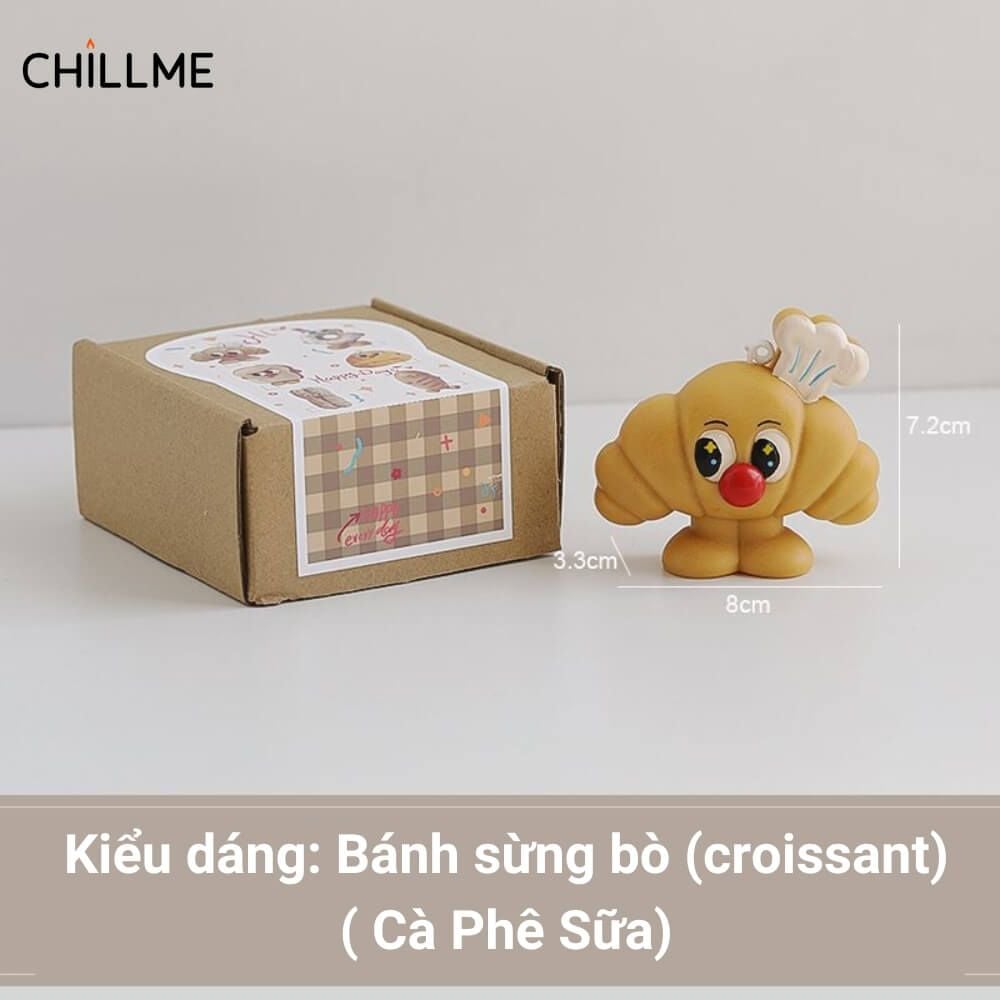  Nến thơm tạo hình bánh mì Chillme quà tặng dễ thương cute 