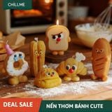  Nến thơm tạo hình bánh mì Chillme quà tặng dễ thương cute 
