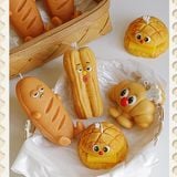  Nến thơm tạo hình bánh mì Chillme quà tặng dễ thương cute 