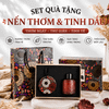  Set nến thơm tinh dầu khuếch tán chillme quà tặng cao cấp thư giãn khử mùi không khói 