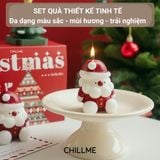  Set nến thơm giáng sinh quà tặng noel Chillme món quà handmade trang trí lãng mạn tinh tế 