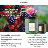  Nến thơm phòng tinh dầu chillme Luxury 400g ( 200g sáp ) organic không khói dễ ngủ trang trí - LXR 