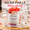  Bộ khuếch tán tinh dầu thơm phòng Chillme đá thạch anh làm quà tặng trang trí decor sang trọng 