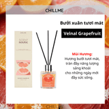  Lọ tinh dầu thơm phòng khuếch tán 50ml Chillme que gỗ hương trái cây khử mùi thư giãn quà tặng Reed Diffuser 