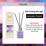  Lọ tinh dầu thơm phòng khuếch tán 50ml Chillme que gỗ hương trái cây khử mùi thư giãn quà tặng Reed Diffuser 