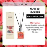  Lọ tinh dầu thơm phòng khuếch tán 50ml Chillme que gỗ hương trái cây khử mùi thư giãn quà tặng Reed Diffuser 