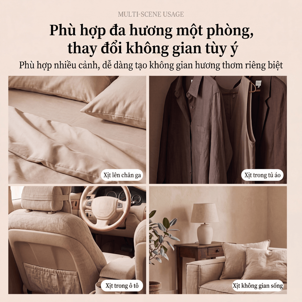  Xịt thơm vải quần áo hương nước hoa Chillme 30ml khử mùi kháng khuẩn hương thơm lưu hương lâu bền 
