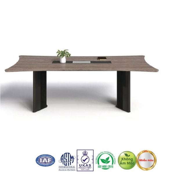 Bàn họp chân sắt hiện đại dài 2m4 261BH24