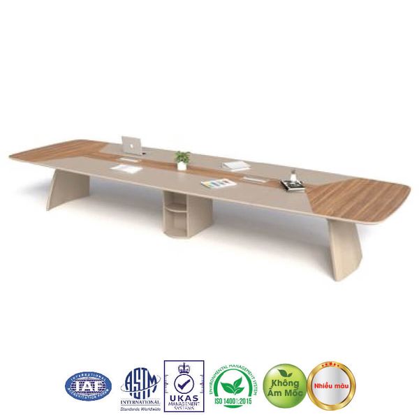 Bàn họp 4m8 chân sắt hiện đại 262BH48