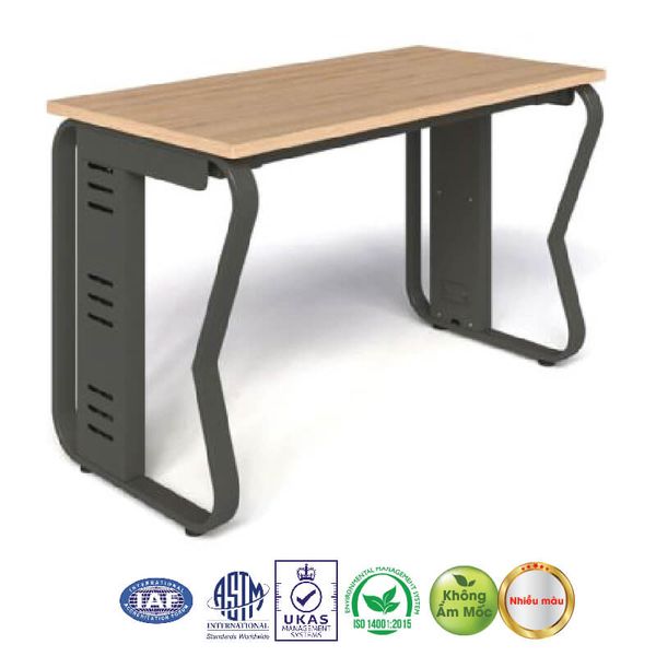 Bàn làm việc chân sắt 1903.1B12 dài 1m2