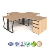 Cụm Bàn Làm Việc chân sắt 1903BL14-4H