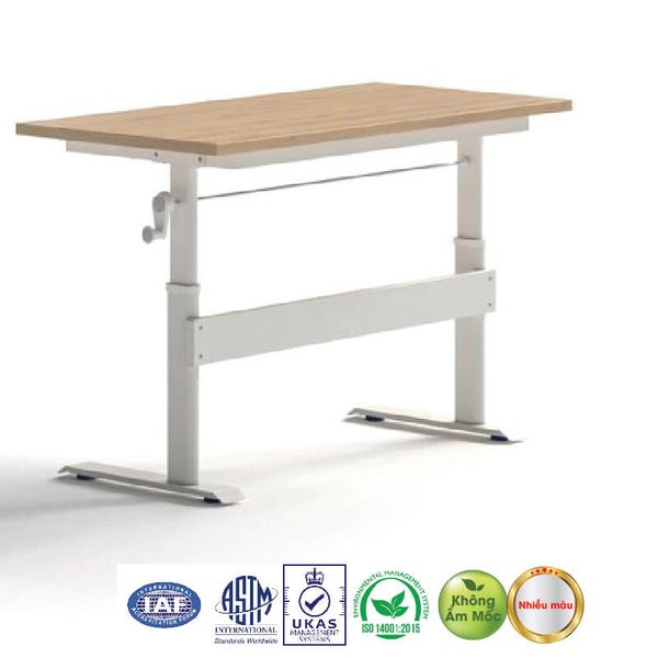Bàn nâng hạ 1m2 bằng tay quay BTN261-12