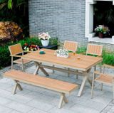 Bộ bàn ghế ngồi ngoài trời BNT2412