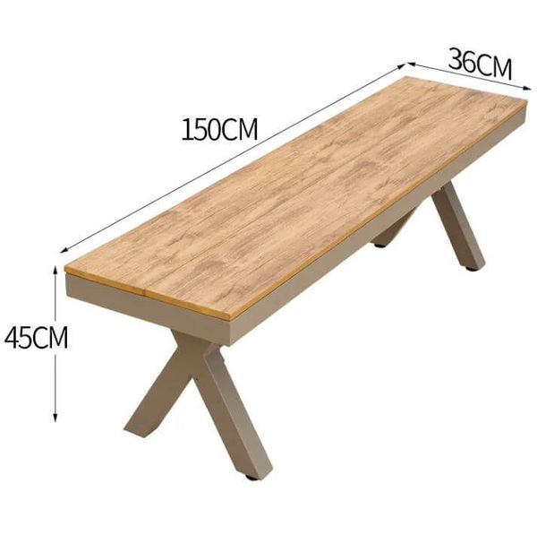 Ghế Ngoài Trời băng dài D2412