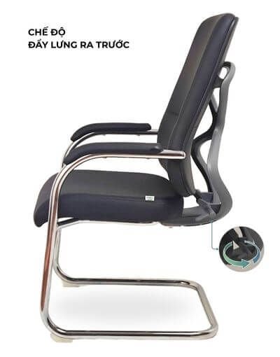 Ghế Họp Chân Quỳ GQ265 bọc da