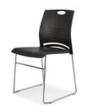 Ghế tựa chân mạ inox mặt nhựa GT2410-M