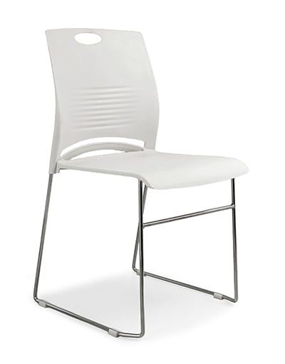 Ghế tựa chân mạ inox mặt nhựa GT2410-M