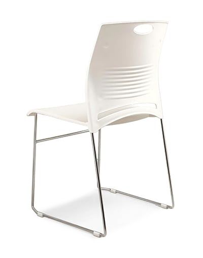 Ghế tựa chân mạ inox mặt nhựa GT2410-M