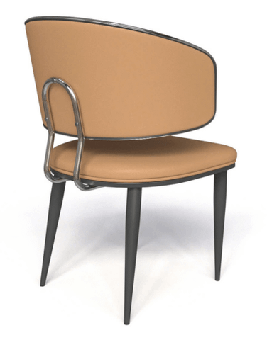 Ghế ngồi khung sắt bọc da GT2413