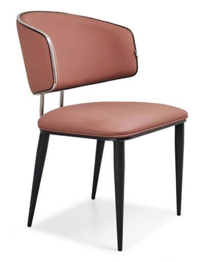 Ghế ngồi khung sắt bọc da GT2413
