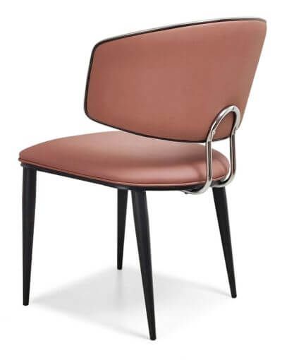 Ghế ngồi khung sắt bọc da GT2413