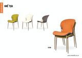 Ghế tựa bọc da khung thép GT261