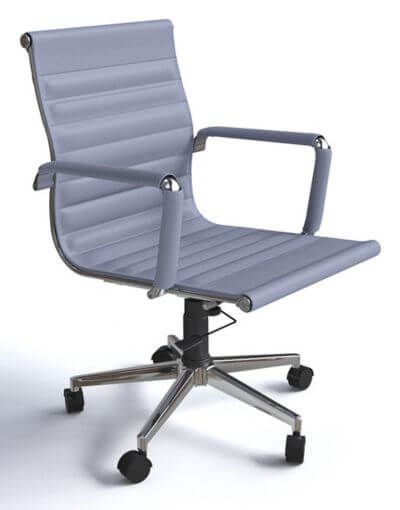 Ghế Xoay Da Chân Mạ GX19AD-M