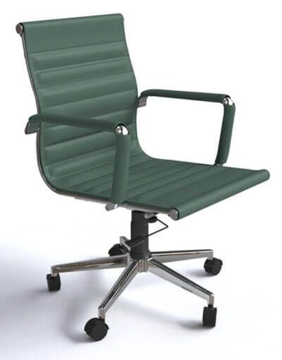 Ghế Xoay Da Chân Mạ GX19AD-M