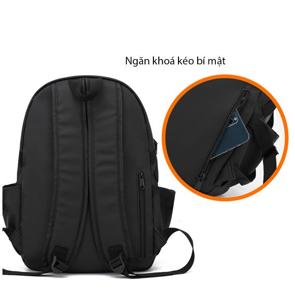 Balo Laptop 15.6 inch CHENNY – Thời Trang Nam Nữ, Chống Nước, Có Ngăn Bí Mật