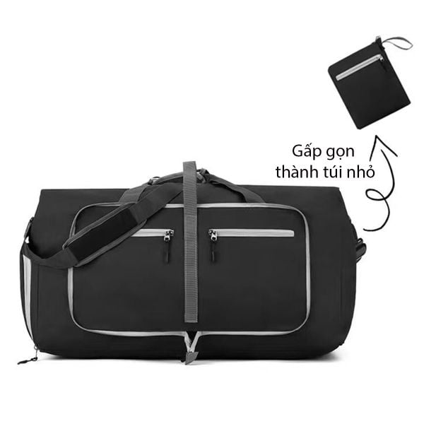 Túi Xách Du Lịch Gấp Gọn Cao Cấp – Ngăn Đựng Giày Riêng