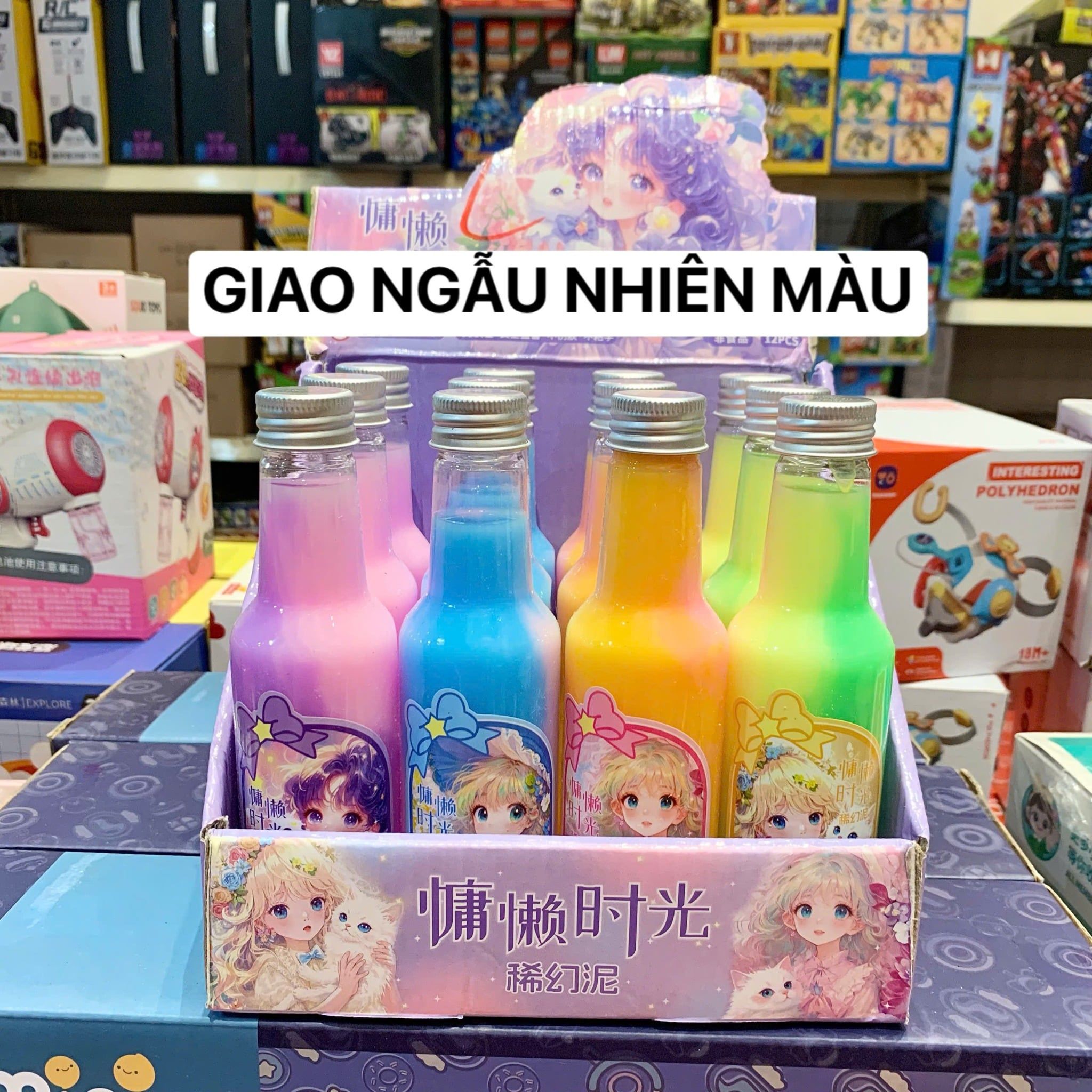  Đồ chơi Slime : SLIME NƯỚC NHIỀU MẪU SIÊU XINH – GIAO NGẪU NHIÊN MÀU ( GIÁ 1 LỌ,CHAI ) 
