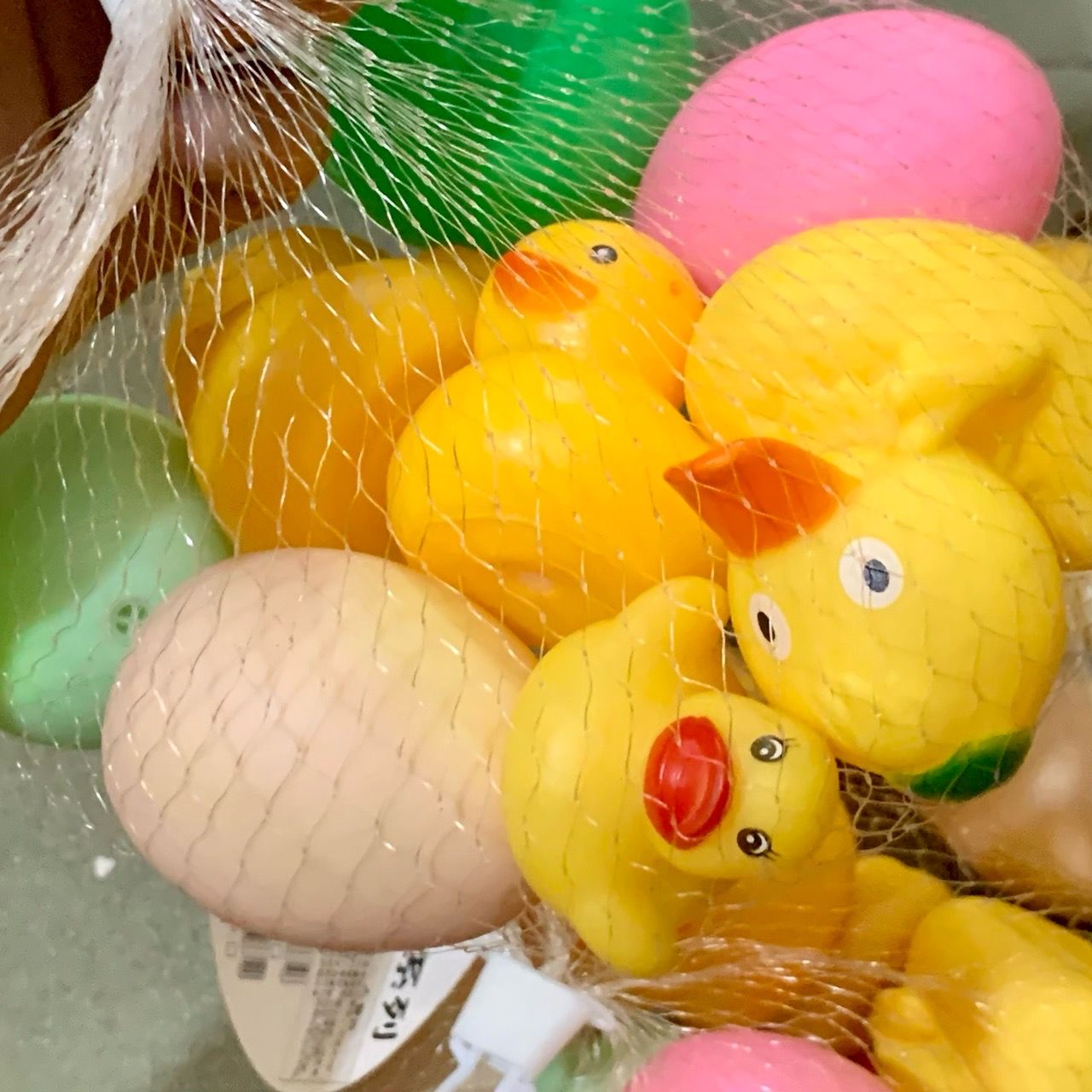  Đồ chơi nhà tắm: Bộ Vịt Vui Nhộn 4 vịt 3 trứng 1 banh 