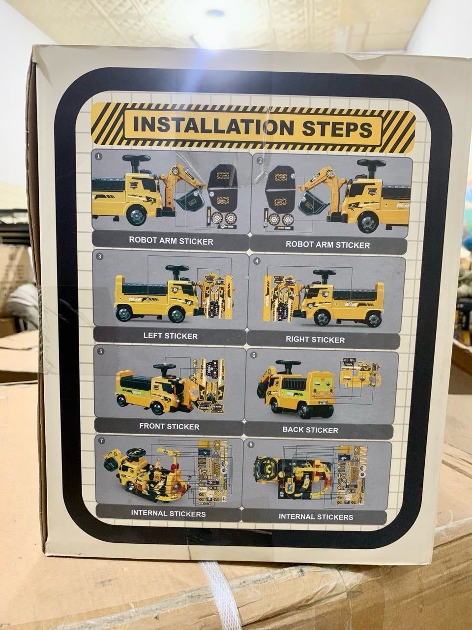  Đồ chơi vận động : Xe trượt công trình No. ZH921-ZH922 