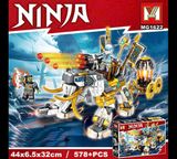  Đồ chơi lắp ráp : Bộ mô hình Ninja – Voi Chiến Thần, 578 mảnh, 6ages+, No. MG1622 