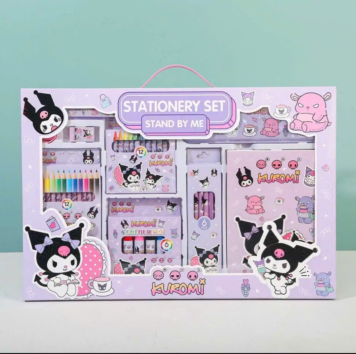  Đồ dùng học tập: Set bút màu Kuromi, No. WJ1911M 