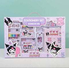  Đồ dùng học tập: Set bút màu Kuromi, No. WJ1911M 
