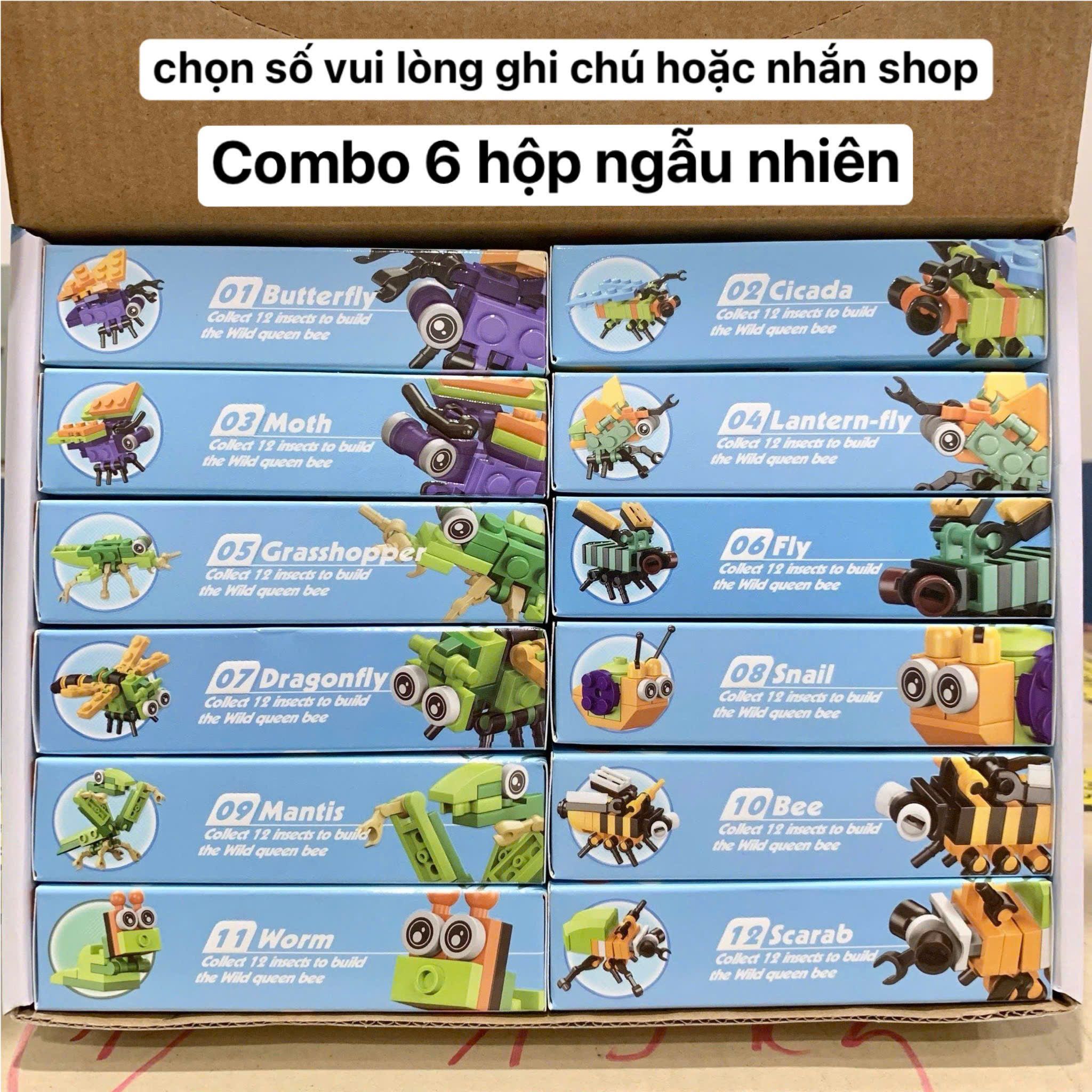  Đồ chơi lắp ráp : Bộ sưu tập lắp ráp Insect & Dinosaur – Côn trùng và Khủng long, 6ages+, No. SM195B-SM196B 
