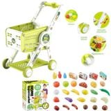  Đồ chơi nhập vai : XE ĐẨY SIÊU THỊ ĐỒ CHƠI CHO BÉ 31 CHI TIẾT – CÓ TAY CẦM ĐIỀU CHỈNH, 3ages+, No. H533A 