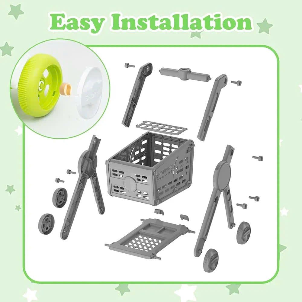  Đồ chơi nhập vai : XE ĐẨY SIÊU THỊ ĐỒ CHƠI CHO BÉ 31 CHI TIẾT – CÓ TAY CẦM ĐIỀU CHỈNH, 3ages+, No. H533A 