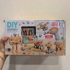  Đồ chơi lắp ráp : Bộ DIY Assembly (dụng cụ sửa chữa), 147 chi tiết, 3ages+, No. 923 