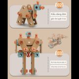  Đồ chơi lắp ráp : Bộ DIY Assembly (dụng cụ sửa chữa), 147 chi tiết, 3ages+, No. 923 